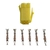 Harness Para Armar Ficha Mini Iso Amarilla Fiat, Renault