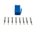 Harness Para Armar Ficha Mini Iso Azul Fiat, Renault, Ford