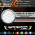Rackera Para 2 Driver 2 Tweeters 2 Medios de 8" Curva Corta Negra - Altovolumen