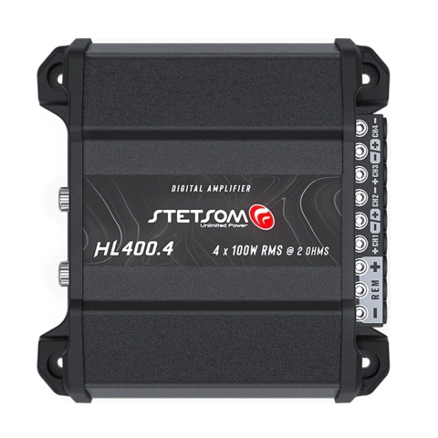 Potencia Amplificador HL400.4 Stetsom 400w Rms 4 Canales