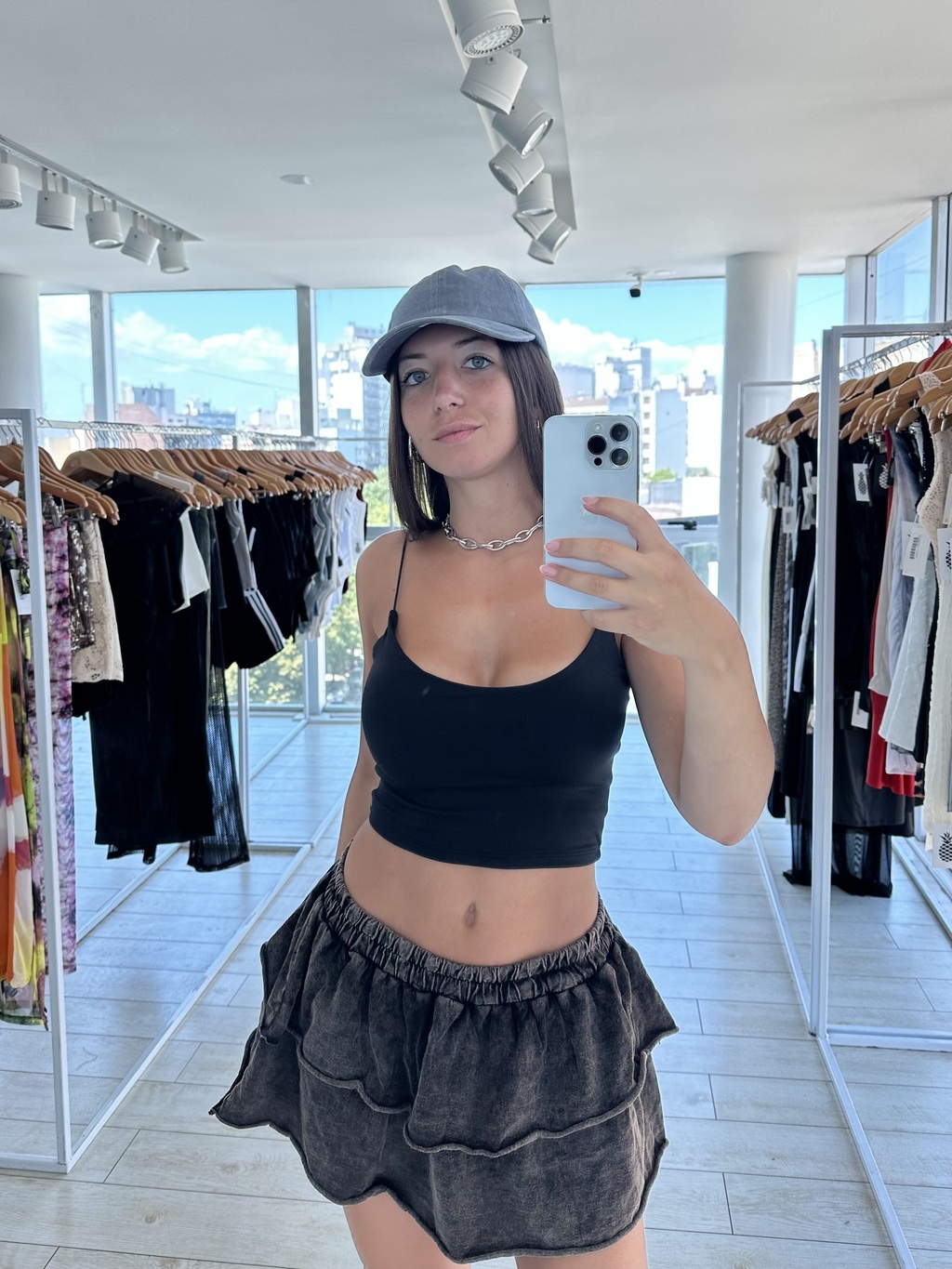 Pollera lavada doble volado thumbnail 3