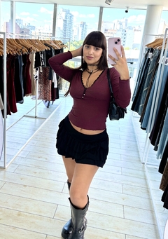 Manga larga puntilla - Pineapple Showroom