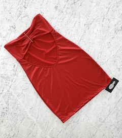 Vestido strapless glitter - comprar online