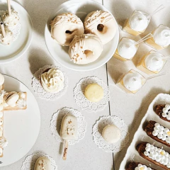 Donas Blancas x 6 - tienda online