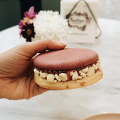 Alfajor Macaron Frambuesa - comprar online