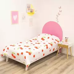 Cubrecama Reversible Piñata Moncherry