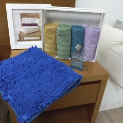 Alfombra para baño Shaggy - De algodón