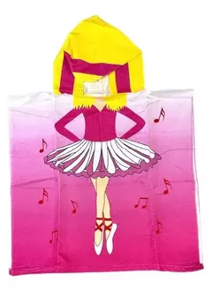 Poncho Infantil estampado