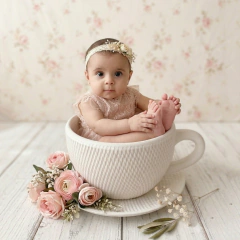 Xicara Gigante Com Pires Prop Fotografia Newborn Acompanhamento - buy online
