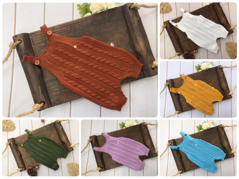 Romper Tricô Buttons - (cópia)