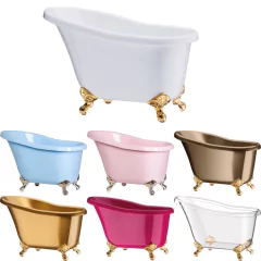 Banheira Vitoriana Dior Mini (Pés Dourado) - Photo Props