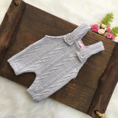 Romper Jardineira Trico Lin Prop Fotografico Newborn on internet