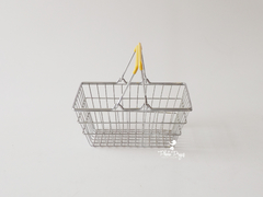 Mini Cestinha de Mercado - Amarela