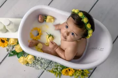 Banheira Vitoriana Dior Média (Pés Prata) - Photo Props