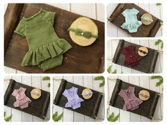 Conjunto Tricô Skirt Newborn