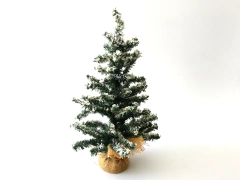 Árvore de Natal com detalhes de Neve