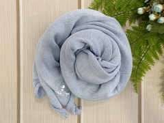 Wrap Tricô Liso - Azul Baby