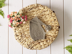 Gorro Soneca Pompom - Castanho