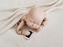 Mini Celular Cenográfico - Iphone Dourado com Caixinha - online store