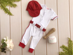 Conjunto Jogador de Baseball Newborn Vermelho na internet