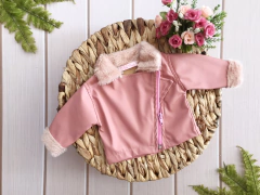 Jaqueta Nick Pelinho Newborn - Rosa