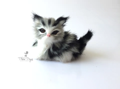 Mini Gatinho Rajado Realista