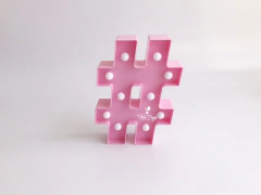 Luminária # Grande - Rosa