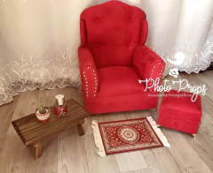 Poltrona Safira + Puff - Acompanhamento na internet