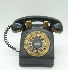 Telefone antigo decorativo cenário