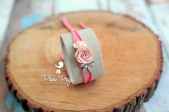 HeadBand - Floral mod. 003 Coral Claro on internet