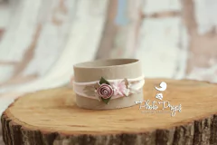 HeadBand - Floral mod. 001 Rosa Bebê - buy online