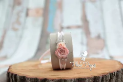 HeadBand - Floral mod. 003 Rosa Bebê - comprar online