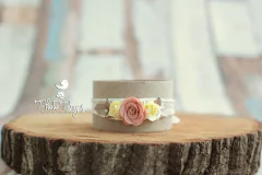 HeadBand - Floral mod. 002 Cinza - buy online