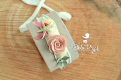 HeadBand - Floral mod. 001 Lembranças do Mar - Creme - buy online