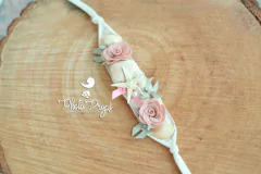 HeadBand - Floral mod. 002 Lembranças do Mar - Creme na internet