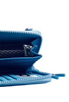 Imagen de Billetera Verona Nylon Celeste