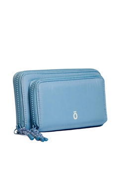 Billetera Roma Nylon Celeste - tienda online