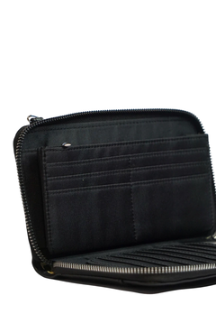 Billetera Verona Ecocuero Negro - tienda online