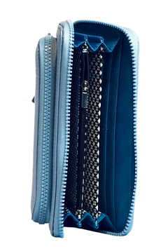 Billetera Roma Nylon Celeste - Kio