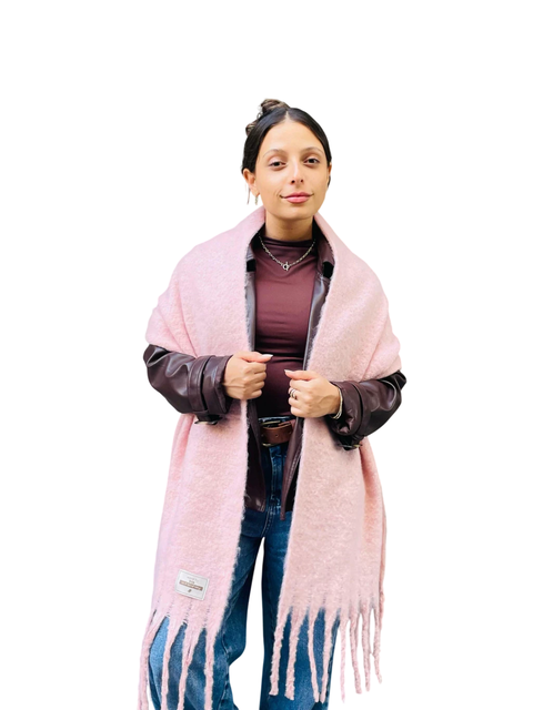 Mantón Liso Rosa - comprar online