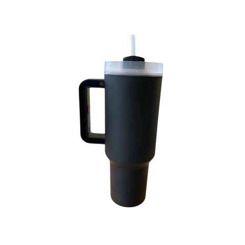 Vaso Tumbler Plástico Negro - comprar online