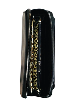 Billetera Roma Ecocuero Negra - tienda online