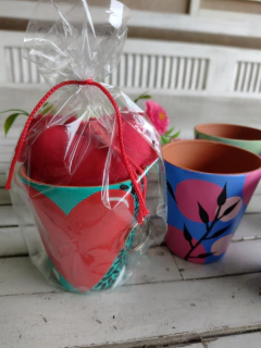 Imagen de Maceta, Llavero y Presentación