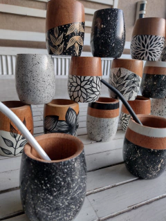 Mate - Linea en Blanco & Negro - Vico Ideas Bonitas