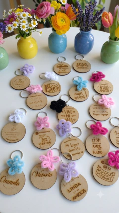 Llavero de Madera Personalizado