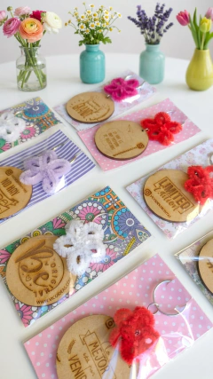 Llavero de Madera Personalizado - Vico Ideas Bonitas