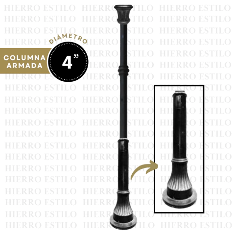Corintia - Columna armada (4") - comprar online