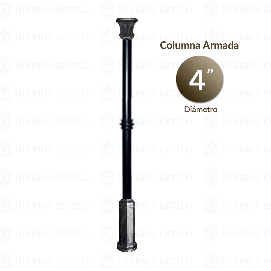 columnas para galerías 4 diamétros