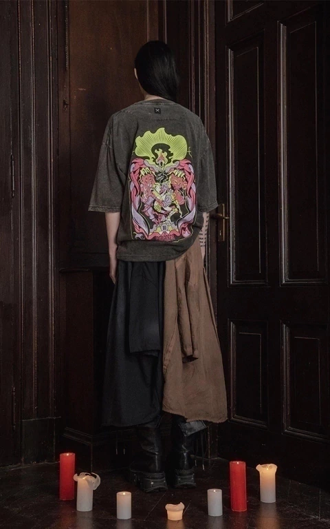 Remera Tarot Los Amantes- Luxo