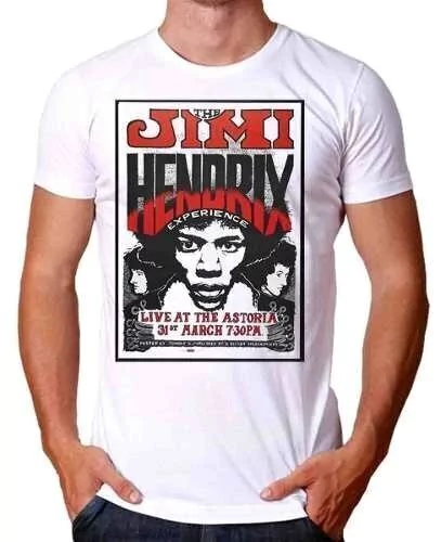 Remeras Jimi Hendrix Live